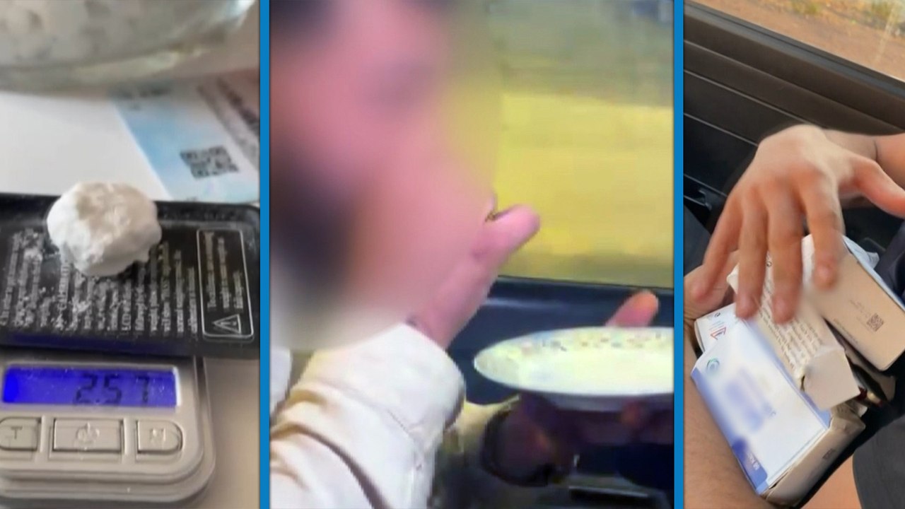 Direksiyon başında kokain kullandı!