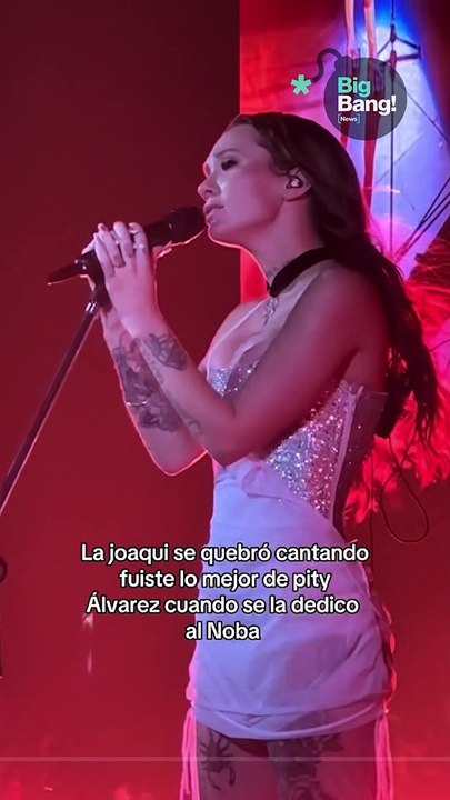 "Quiero que sepas que fuiste lo mejor": La Joaqui le dedicó un tema del Pity a El Noba y se quebró