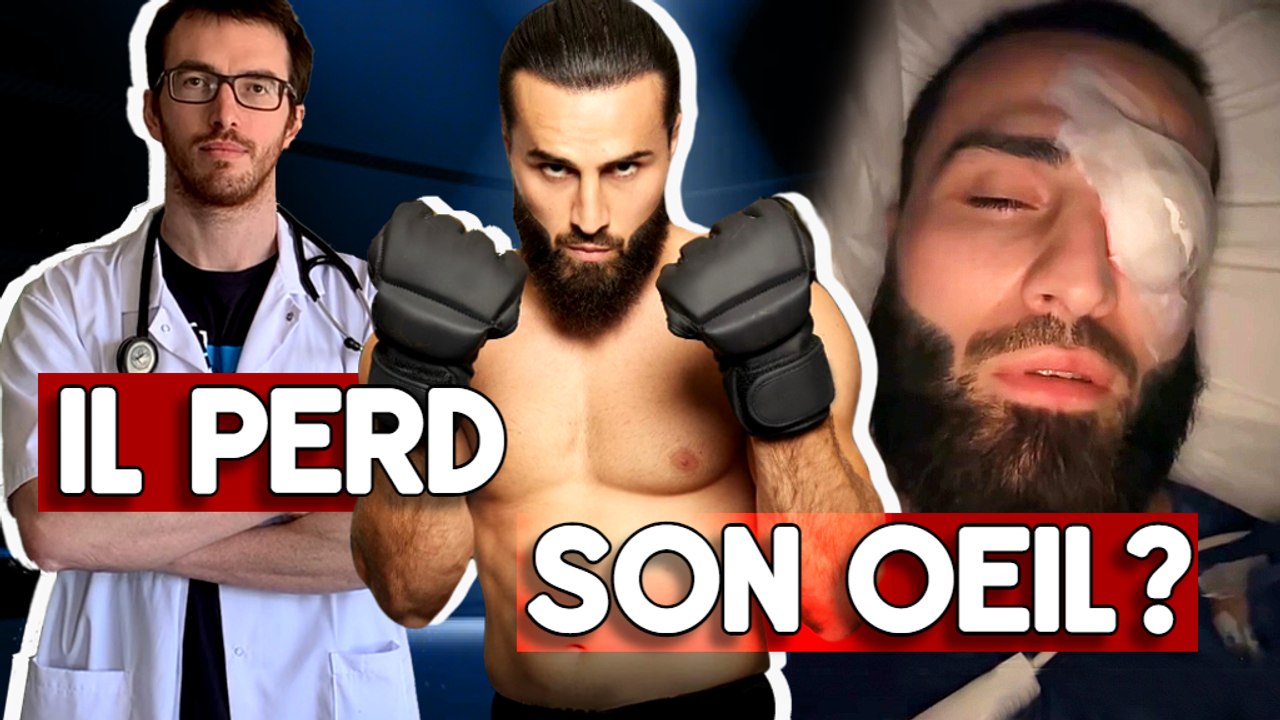 IBRATV PERD SON OEIL PENDANT UN COMBAT DE MMA