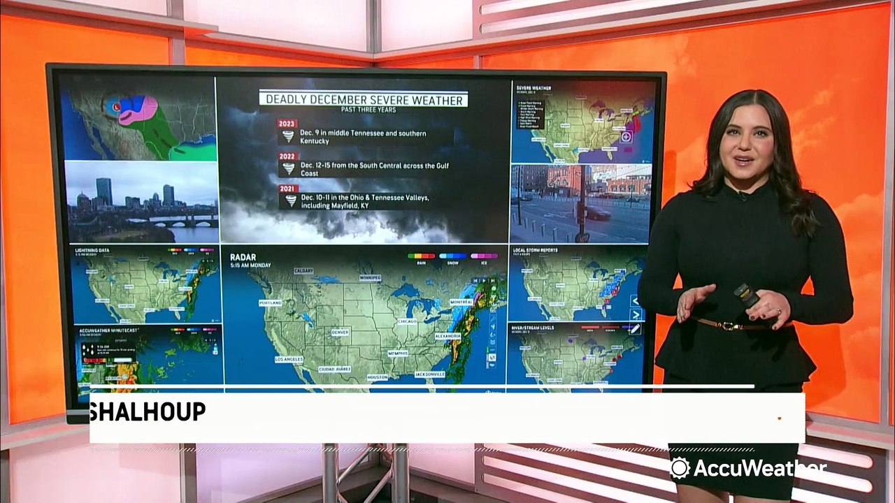 Tracking severe weather in December