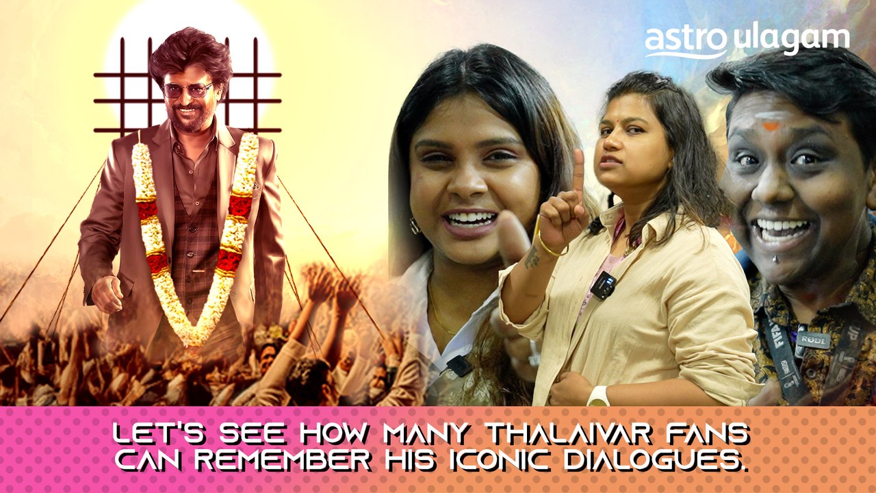 Super Star Rajinikanth and his dialogues!