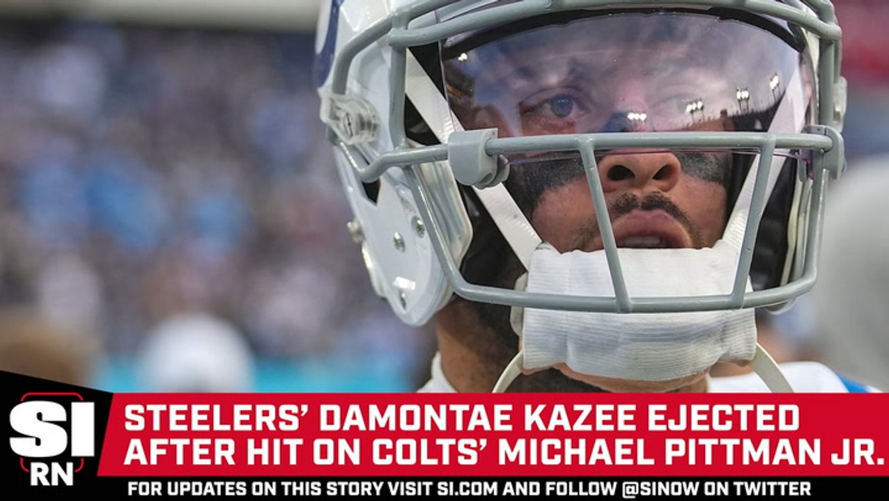 Steelers’ Damontae Kazee Ejected After Scary Hit on Colts’ Michael Pittman Jr.