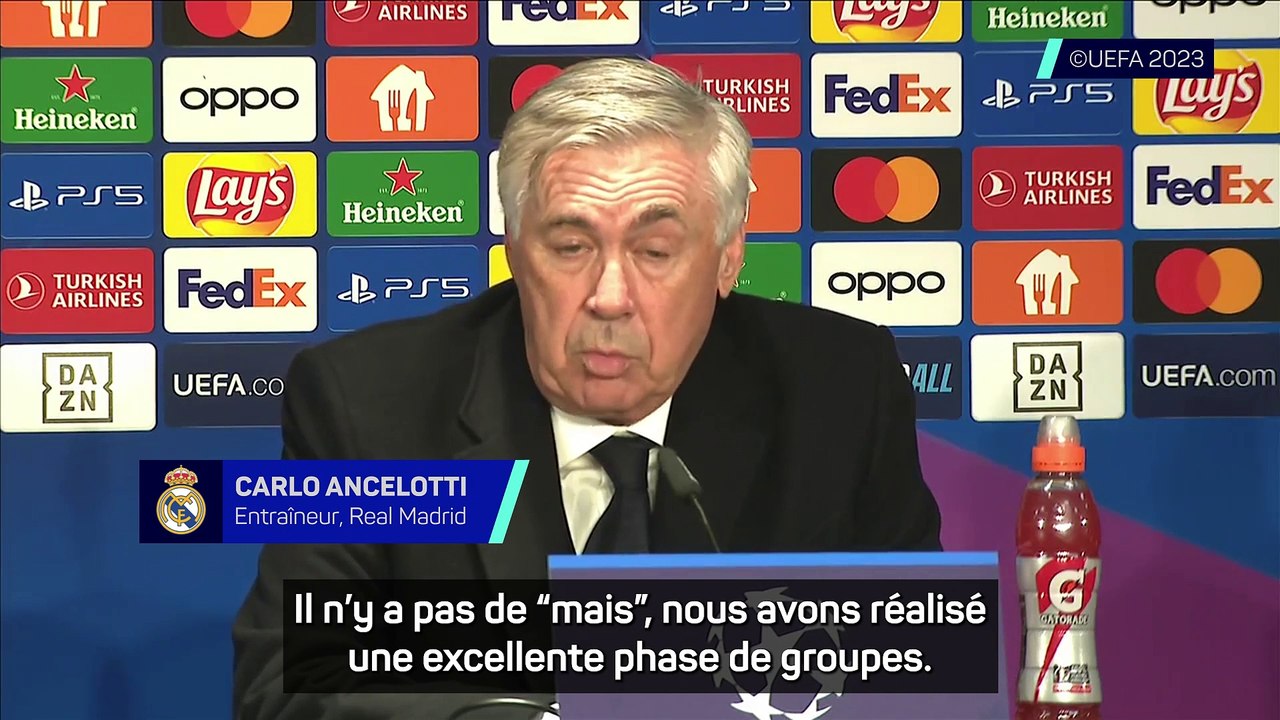 Ancelotti : "Une excellente phase de groupes"