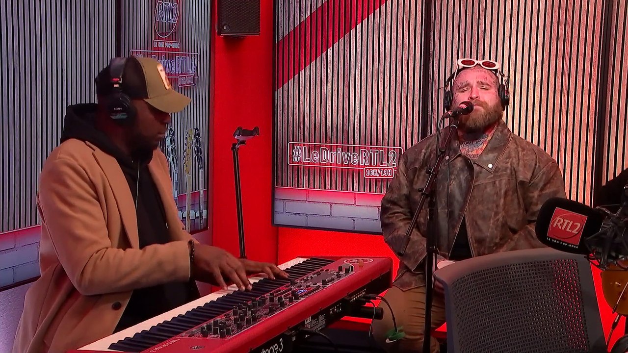 LIVE - Teddy Swims interprète "Crazy" dans #LeDriveRTL2 (12/12/23)