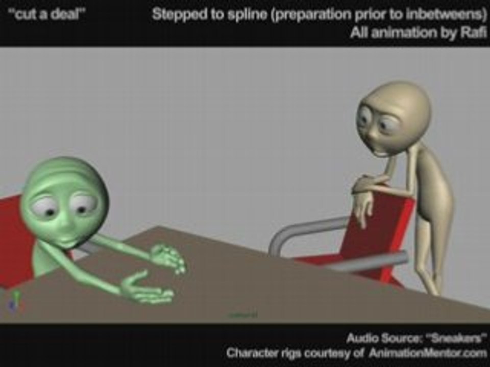 "CUT A DEAL" stepped to spline