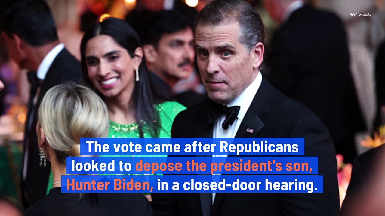 House Authorizes Biden Impeachment Inquiry