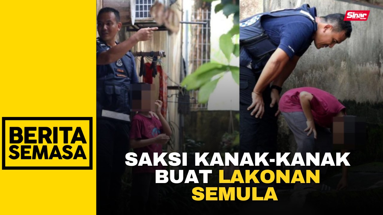 Kes bunuh Zayn Rayyan: Dua kanak-kanak buat lakonan semula di lokasi