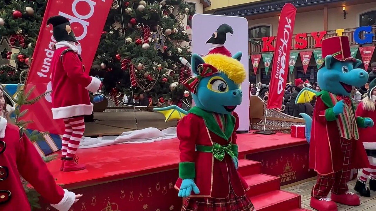 Zator - impreza świąteczna w energylandii dla dzieci w domu dziecka