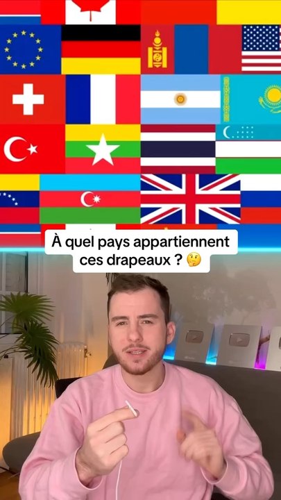 À quel pays appartiennent ces drapeaux ?