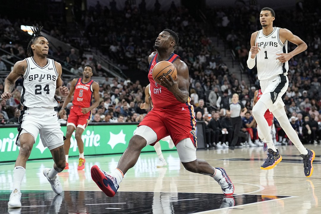 NBA : Wembanyama et les Spurs écrasés par les Pelicans de Zion Williamson