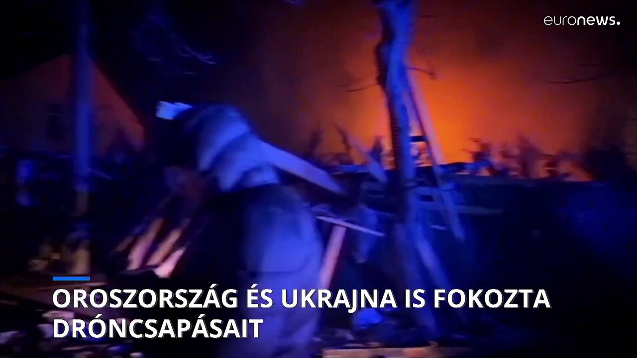 Oroszország és Ukrajna is fokozta egymás területére mért dróntámadásait