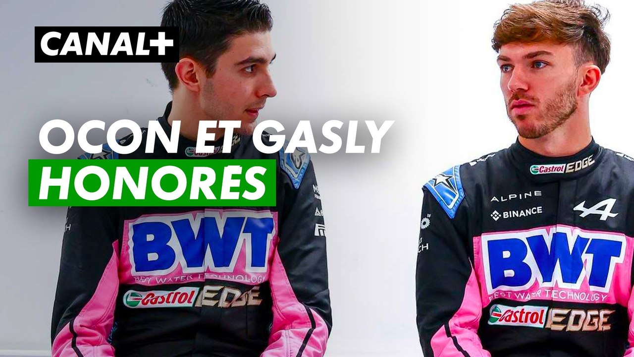 Gasly et Ocon honorés