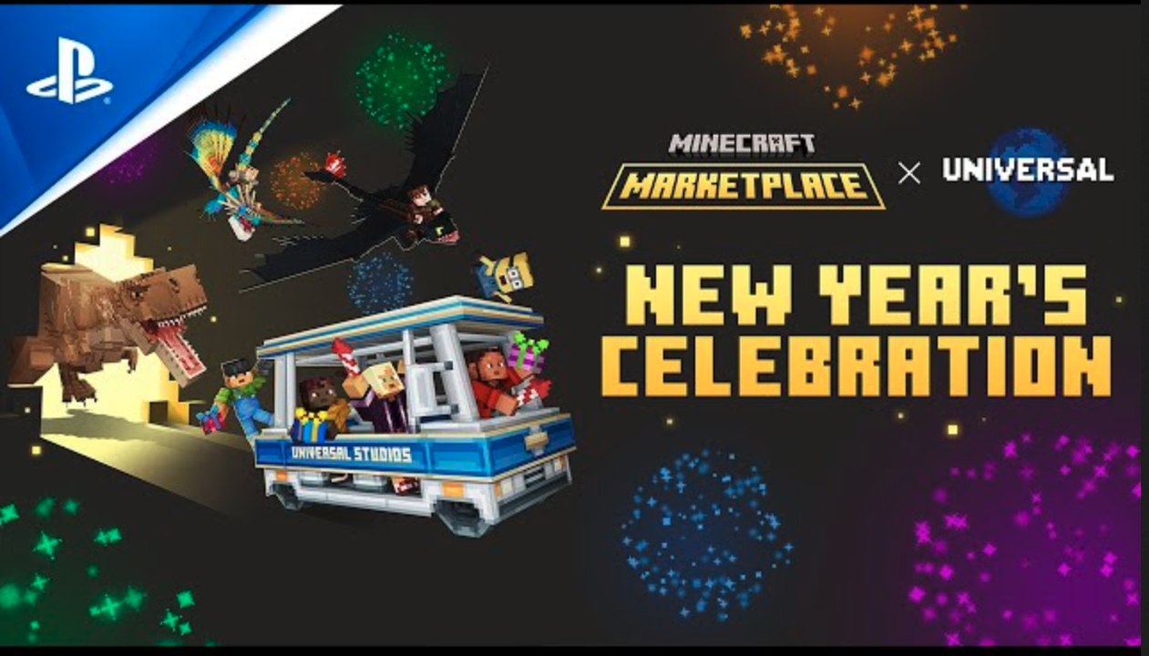 Minecraft | Universal New Year's Celebration Launch Trailer | PS4 Games