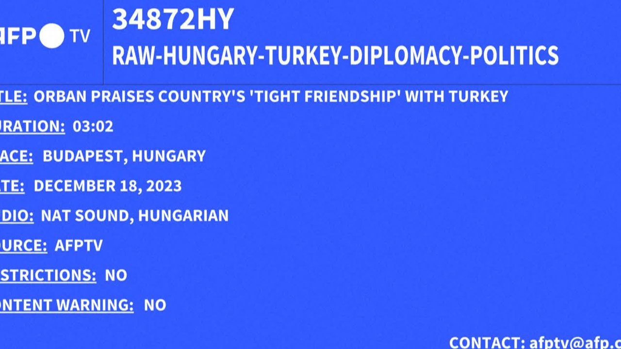 100 Jahre Partnerschaft: Orbán und Erdogan machen einander große Geschenke