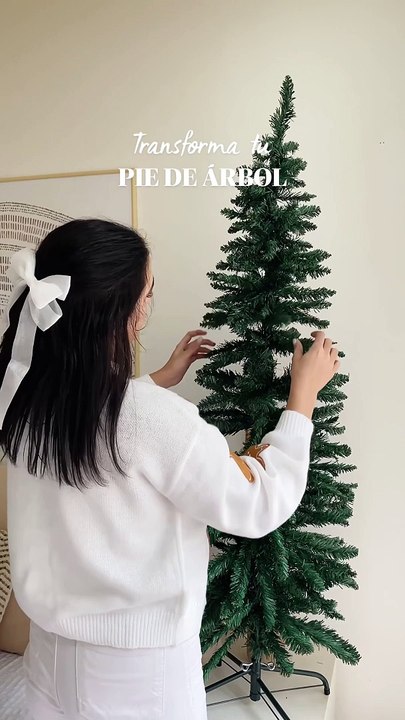 DIY Pie de árbol de Navidad