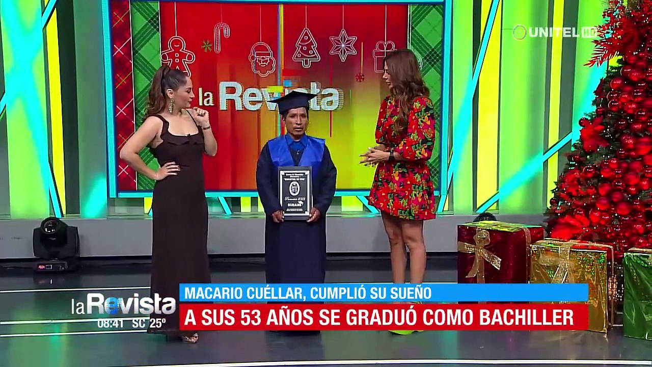 La inspiradora historia de Macario, salió bachiller a los 53 años y quiere formarse como profesor de matemáticas 