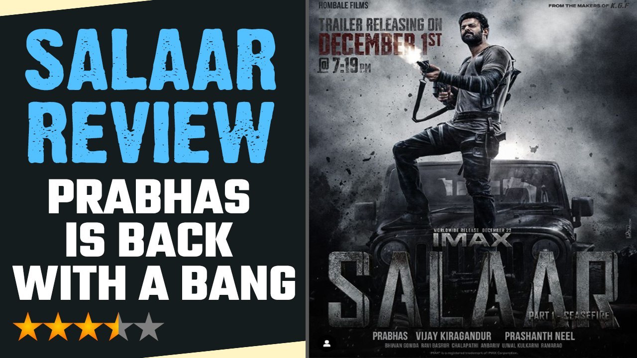 Salaar Review: Prabhas makes a strong comeback with this Prashanth Neel's action film!