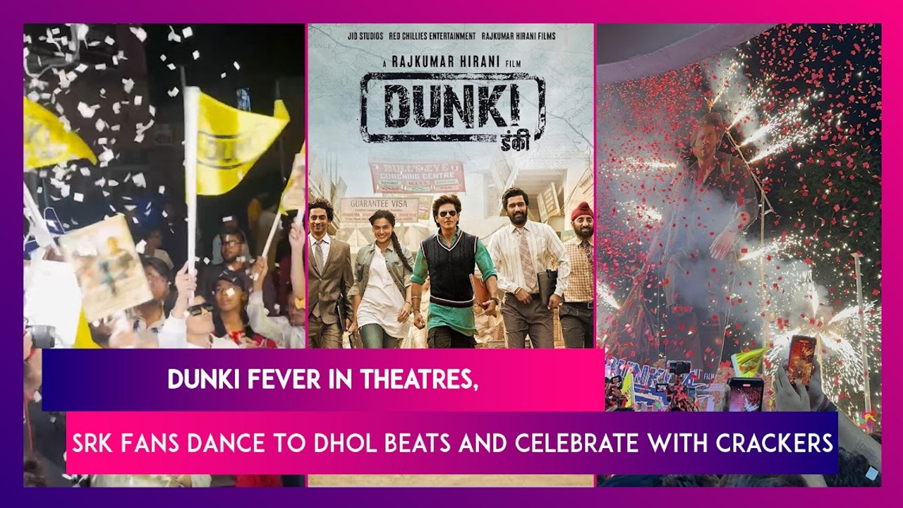 SRK Fans Cheer For Dunki, Dance To ‘Lutt Putt Gaya’ Inside Theatres
