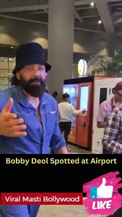 Bobby Deol Spotted at Airport