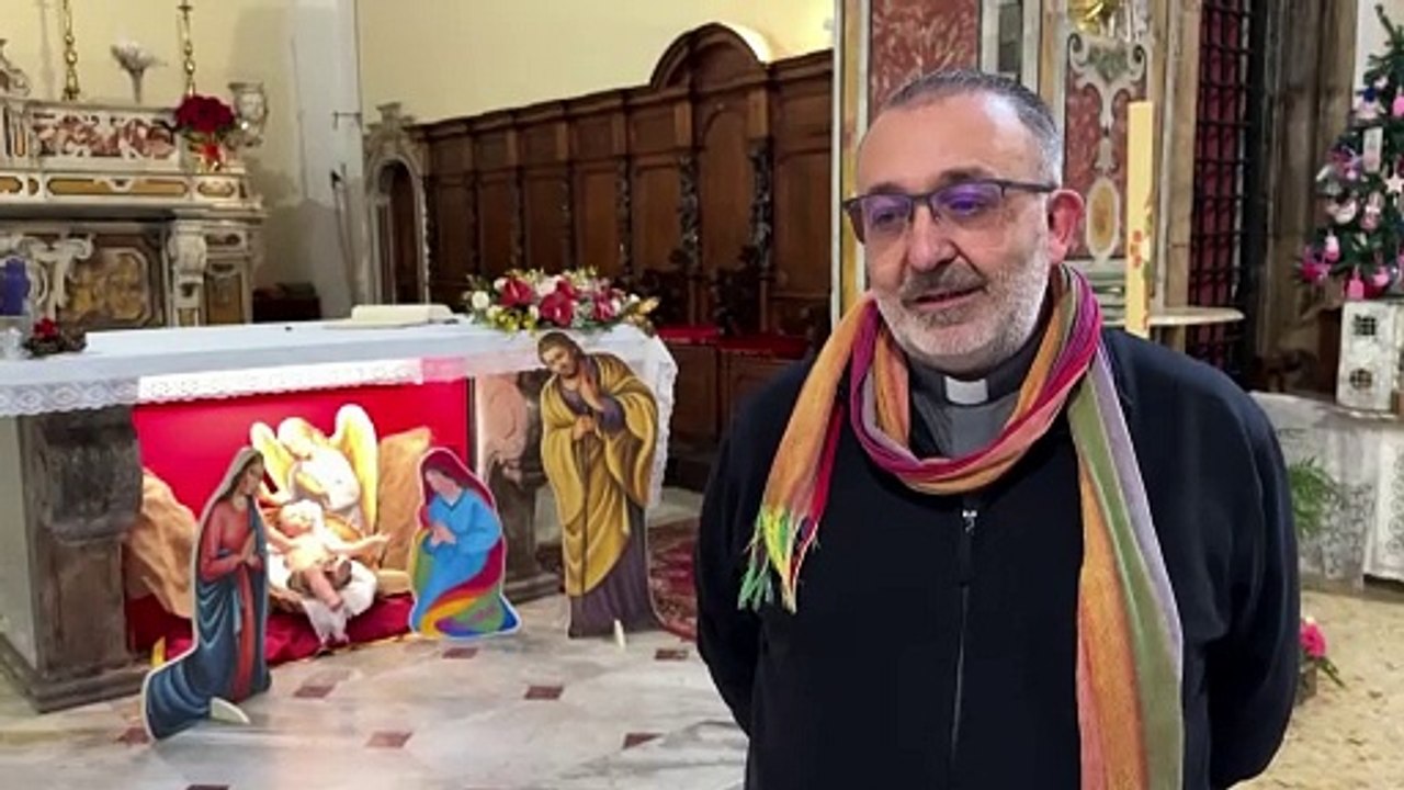 Italian priest defends same-sex nativity scene