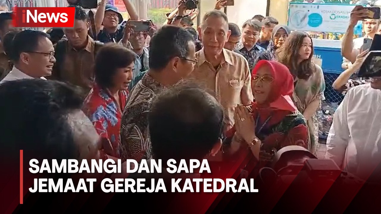Pastikan Perayaan Natal di Jakarta Aman, Pj Gubernur Heru Sambangi dan Sapa Jemaat Gereja Katedral