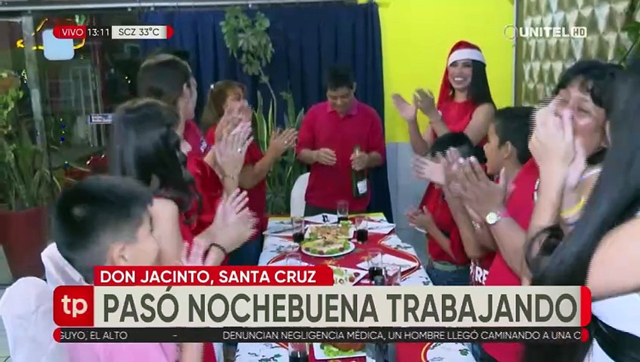 Pese a ser Navidad, don Jacinto debió pasar Nochebuena trabajando y lejos de su familia