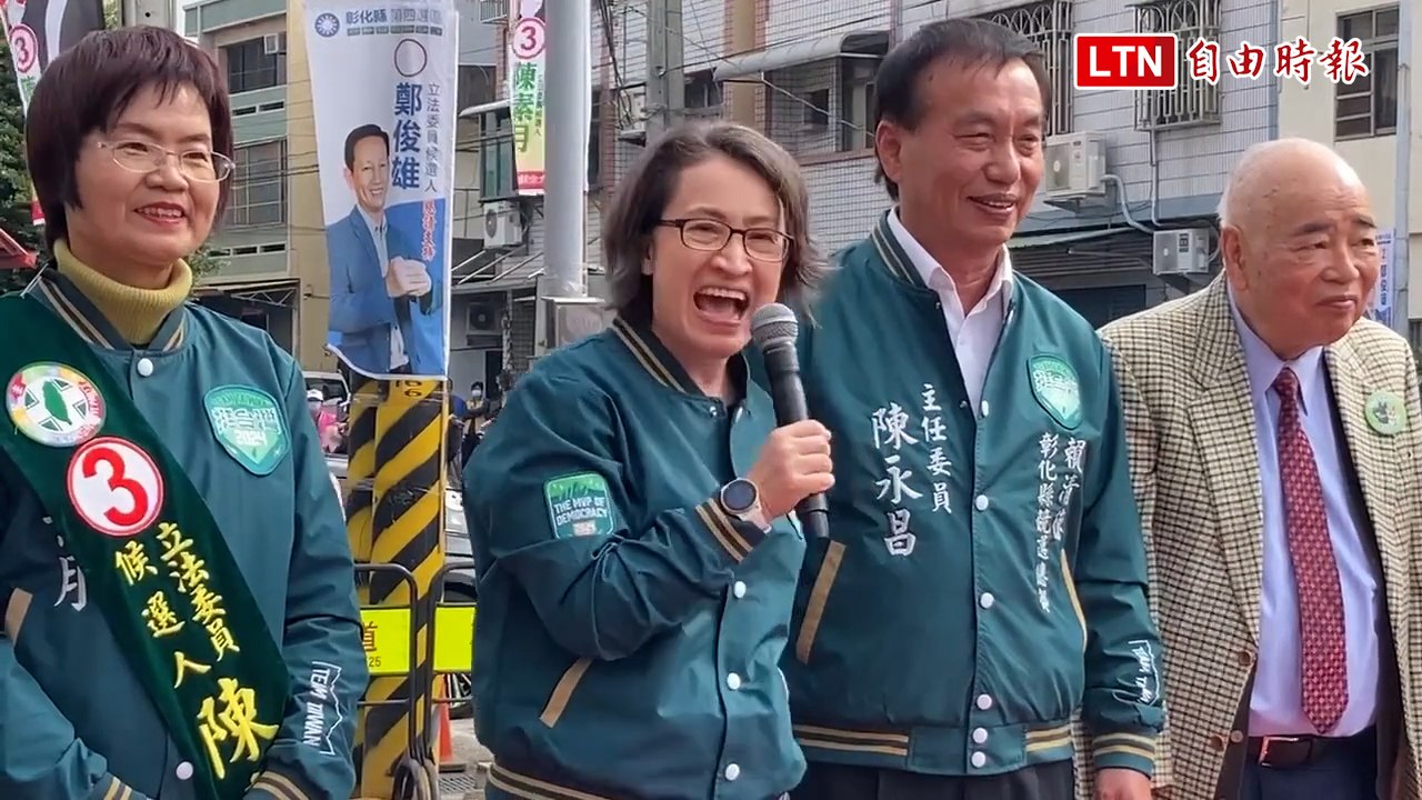 拔樁「同宗」鎮長？ 蕭美琴與無黨籍田中鎮長蕭淑芬同框