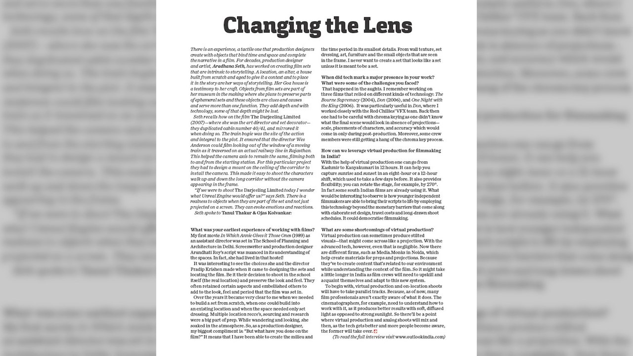 Changing The Lens