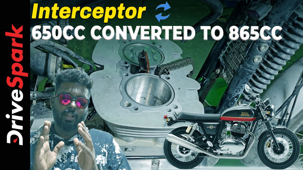 ராயல் என்பீல்டு இன்டர்செப்டார் 650 சிசி இன்ஜின் 865 சிசி திறன் கொண்டதாக மாற்றம்! எப்படினு தெரியுமா?