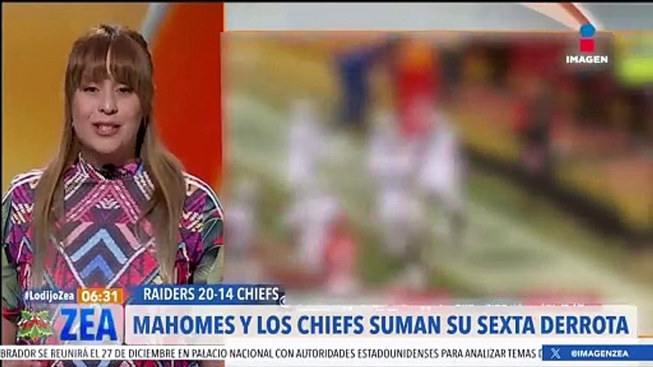 Tarde triste para Patrick Mahomes