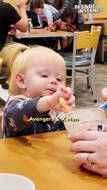 Fry-n-Ice Cream Fiesta!  Toddler's Tasty Twist || Best of Internet