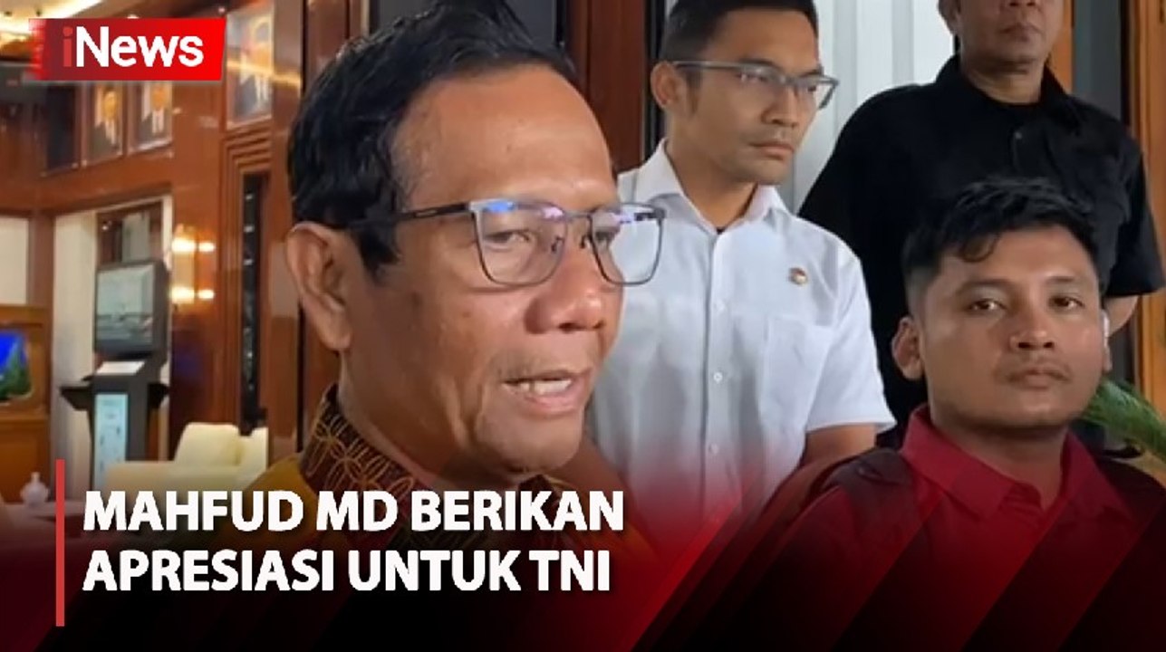 TNI Tetapkan 6 Prajurit jadi Tersangka Penganiayaan Relawan, Mahfud MD Berikan Apresiasi