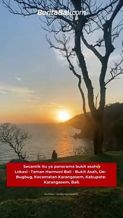 Secantik itu ya panorama bukit asah