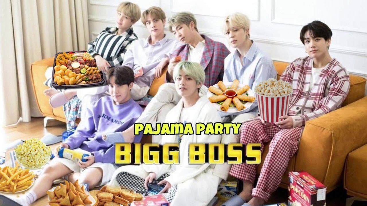 BTS : In BIGG BOSS House Pajama Party  // Hindi dubbed // Part-1 | Netflix