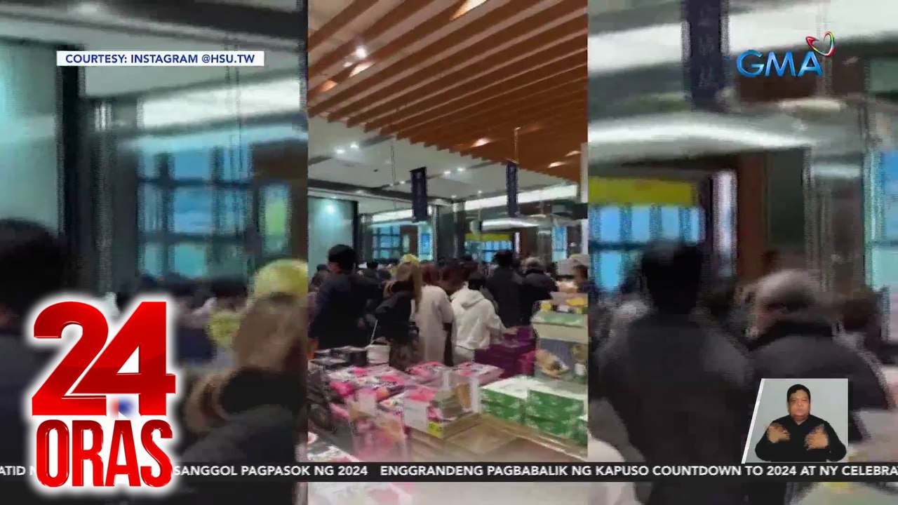 Japan, niyanig ng magnitude 7.4 na lindol | 24 Oras