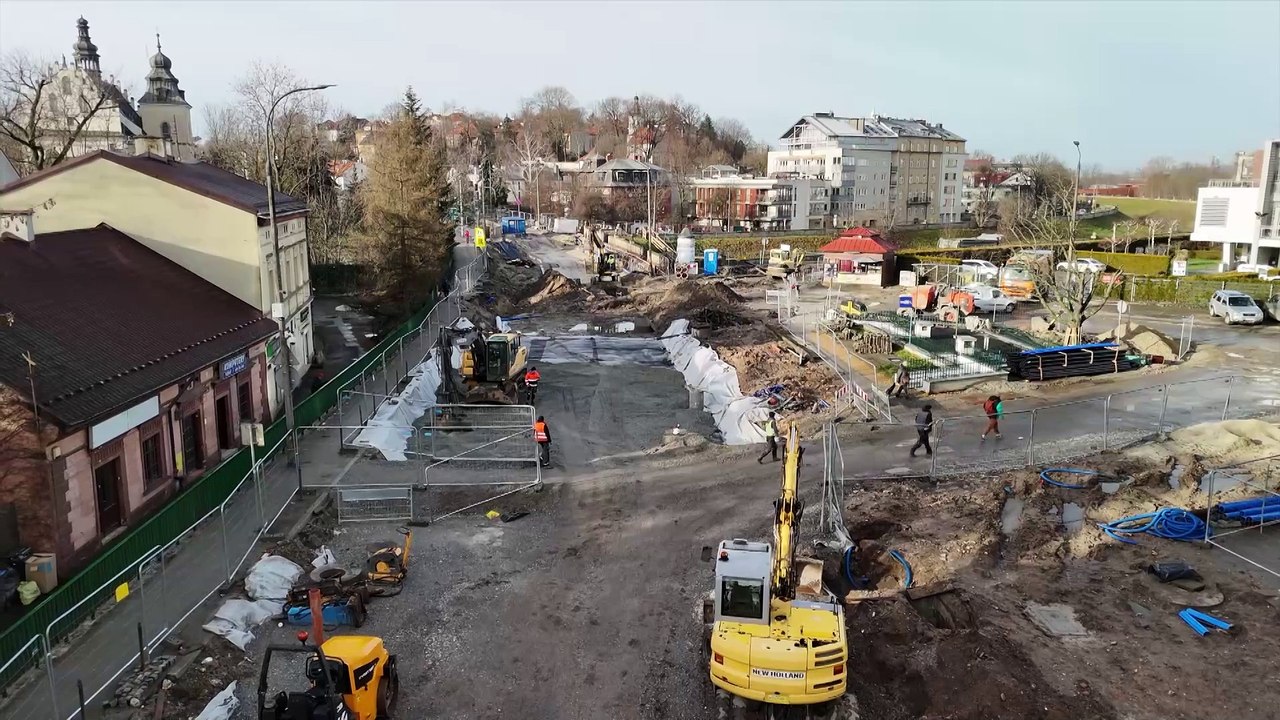 KRAKÓW PRZEBUDOWA ULICY KOŚCIUSZKI