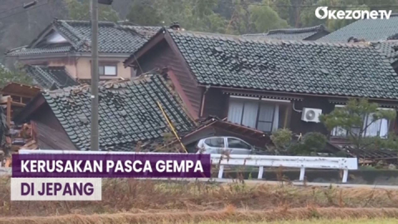 Serangkaian Gempa Bumi Guncang Jepang, setidaknya 57 Tewas