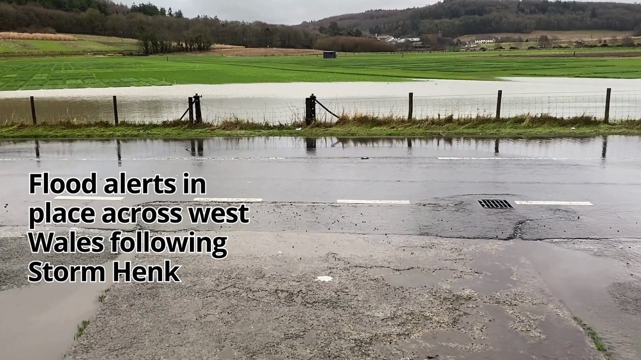 Several flood alerts in place across west Wales