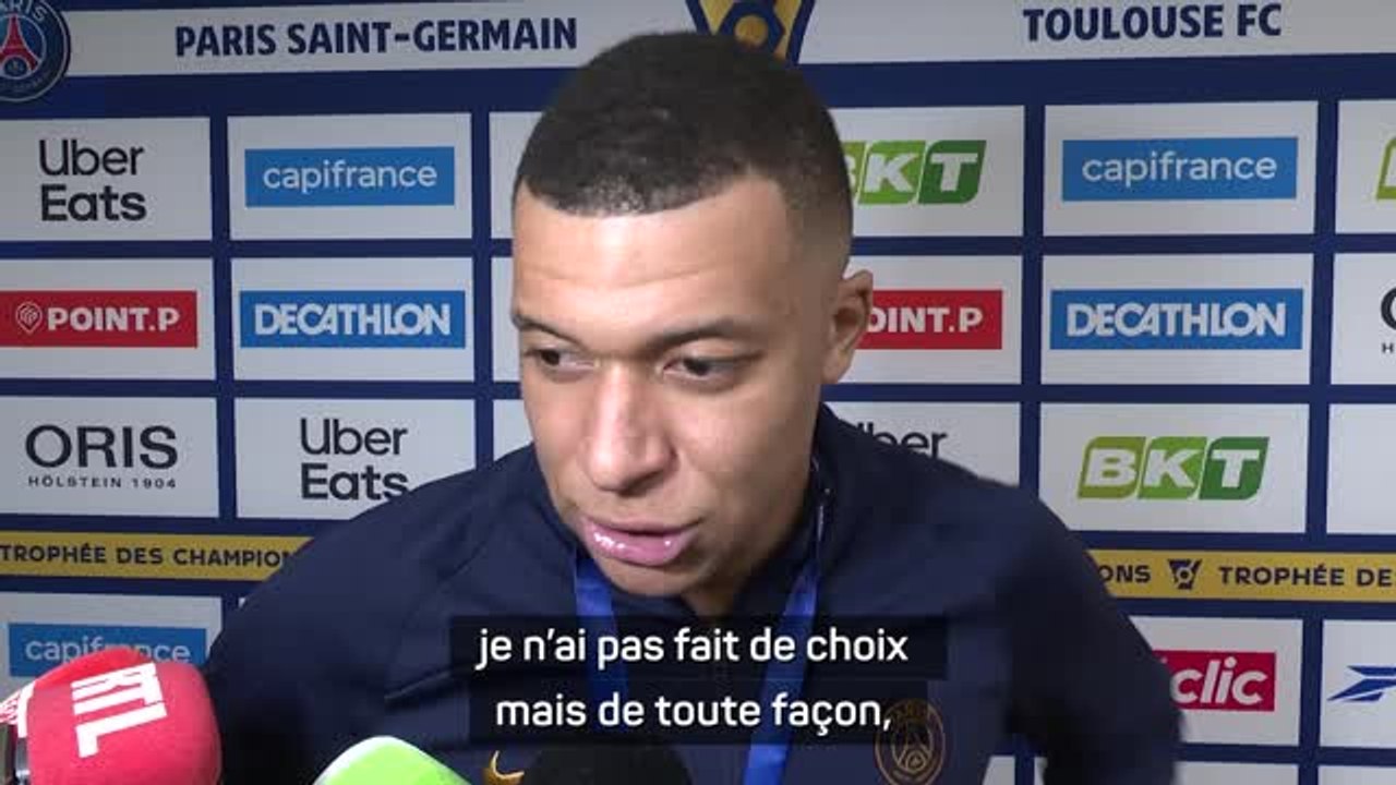 PSG - Mbappé : "Je n'ai pas encore pris ma décision"