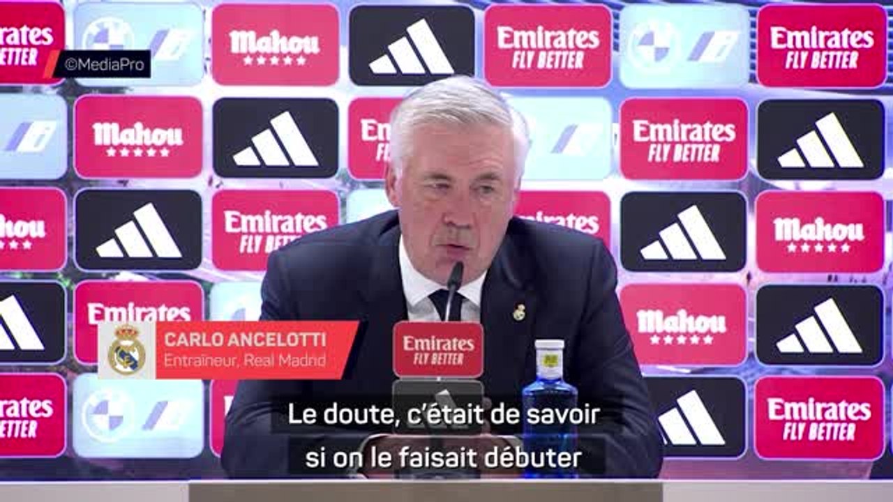 Real Madrid - Ancelotti : "Vinicius ? C'était prévu"
