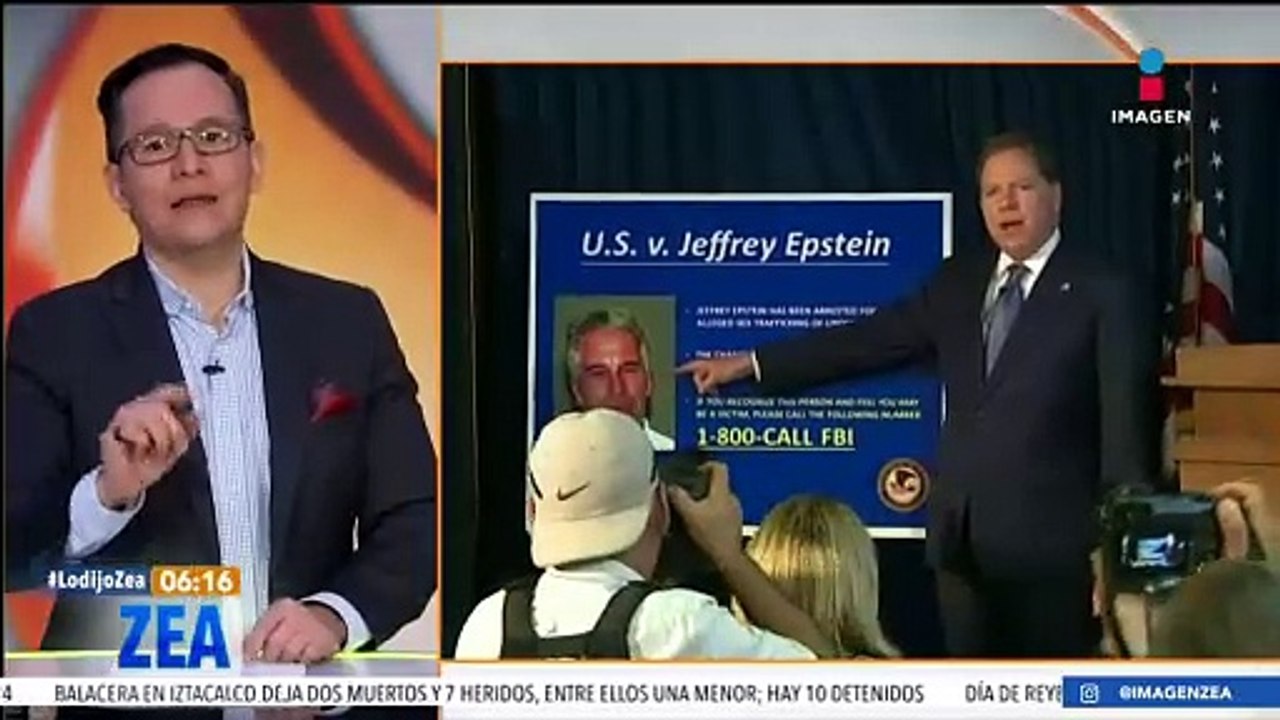 Revelarán lista negra de Jeffrey Epstein