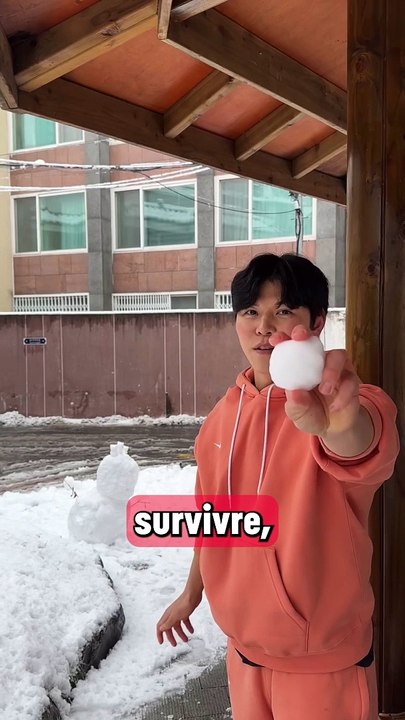 Une boule de neige envoyée à Mach 10 