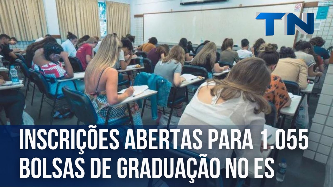Inscrições abertas para 1.055 bolsas de graduação no ES