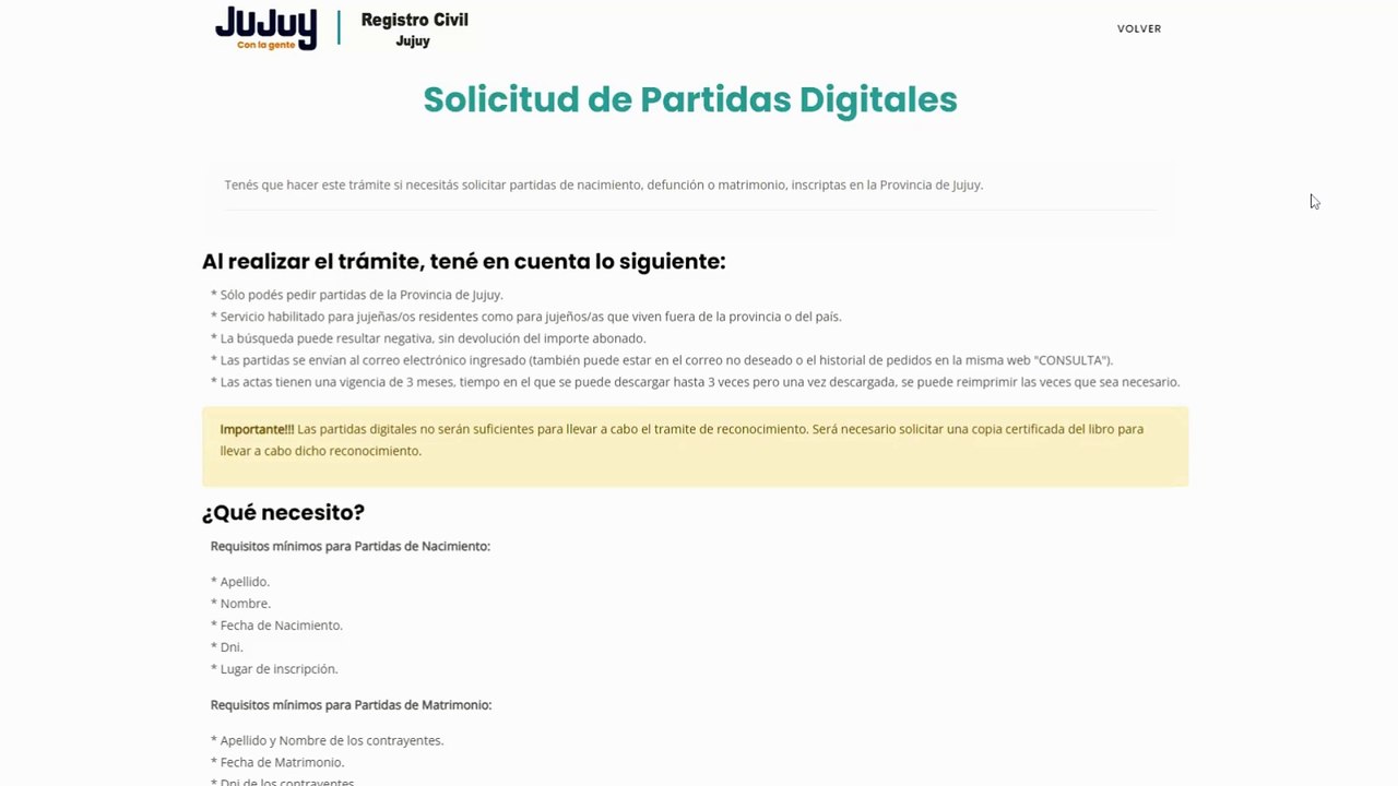 partida de nacimiento