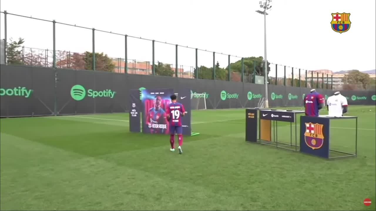 Presentación Vitor Roque FC Barcelona
