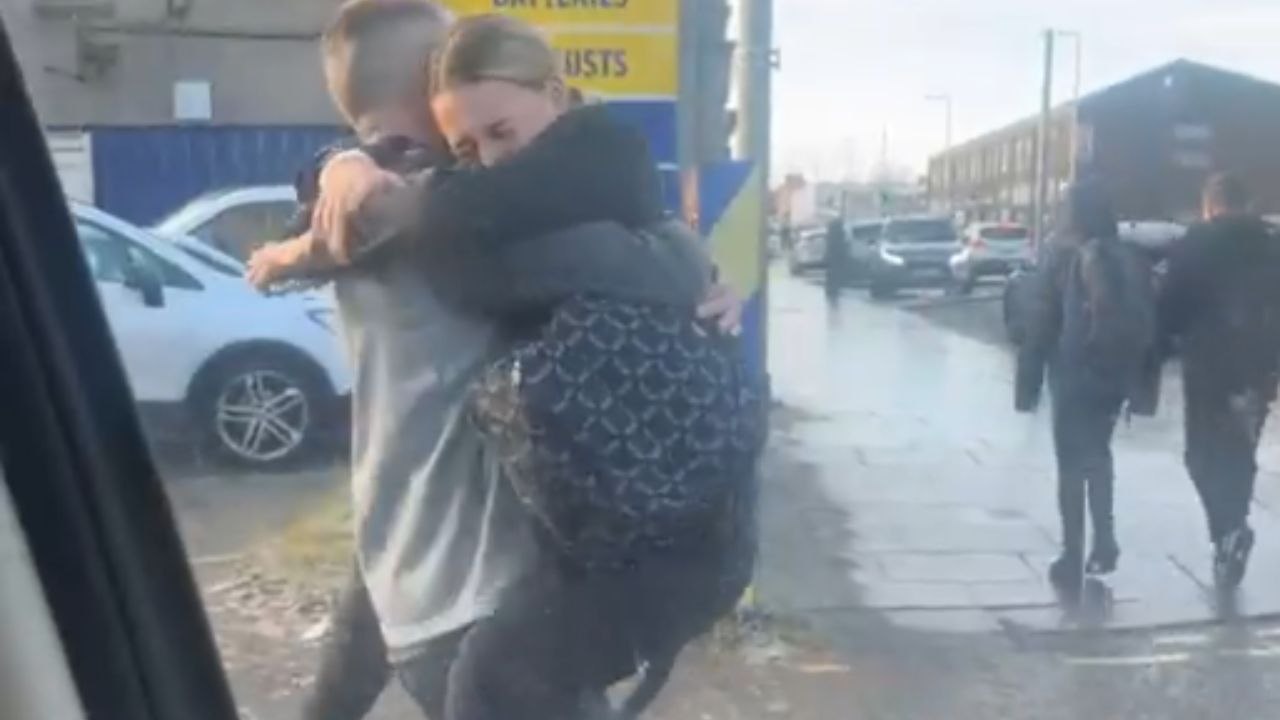 Uncle and niece's lovely reunion will make you want to hug a loved one!