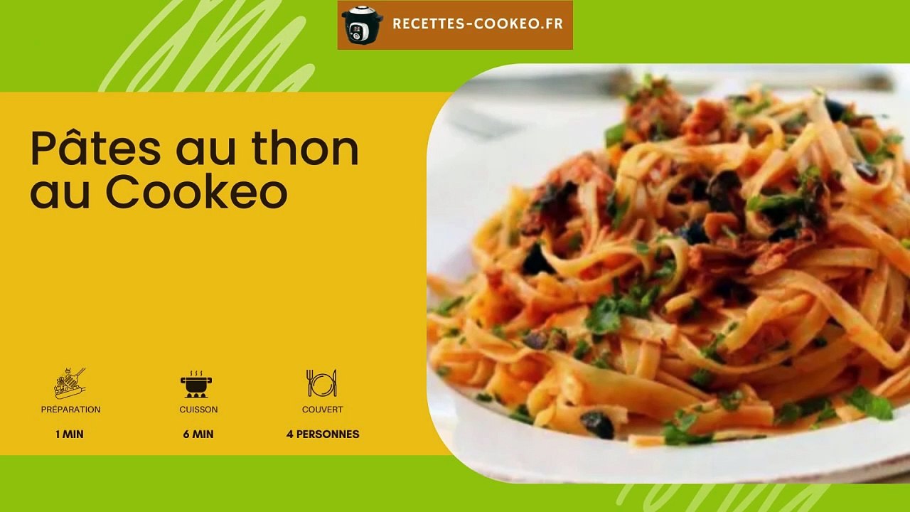 Pâtes au thon au Cookeo