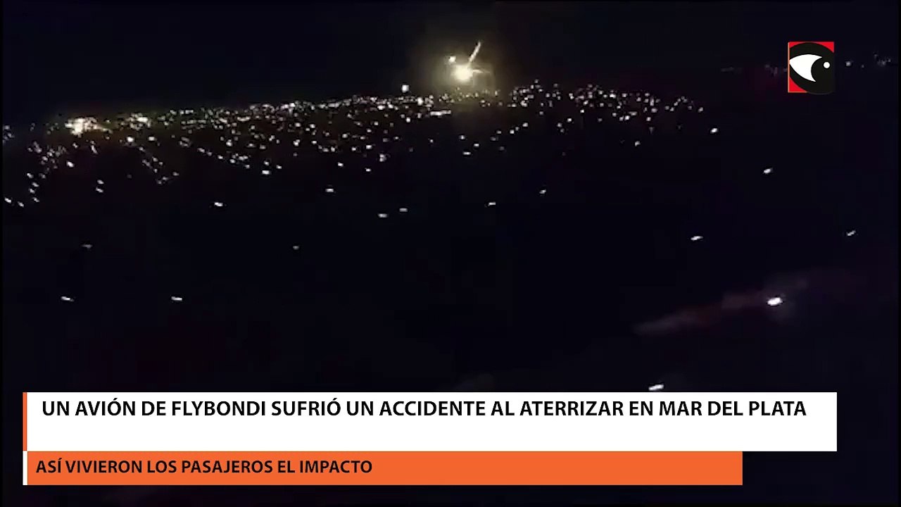 Un avión de flybondi sufrió un accidente al aterrizar en Mar del Plata