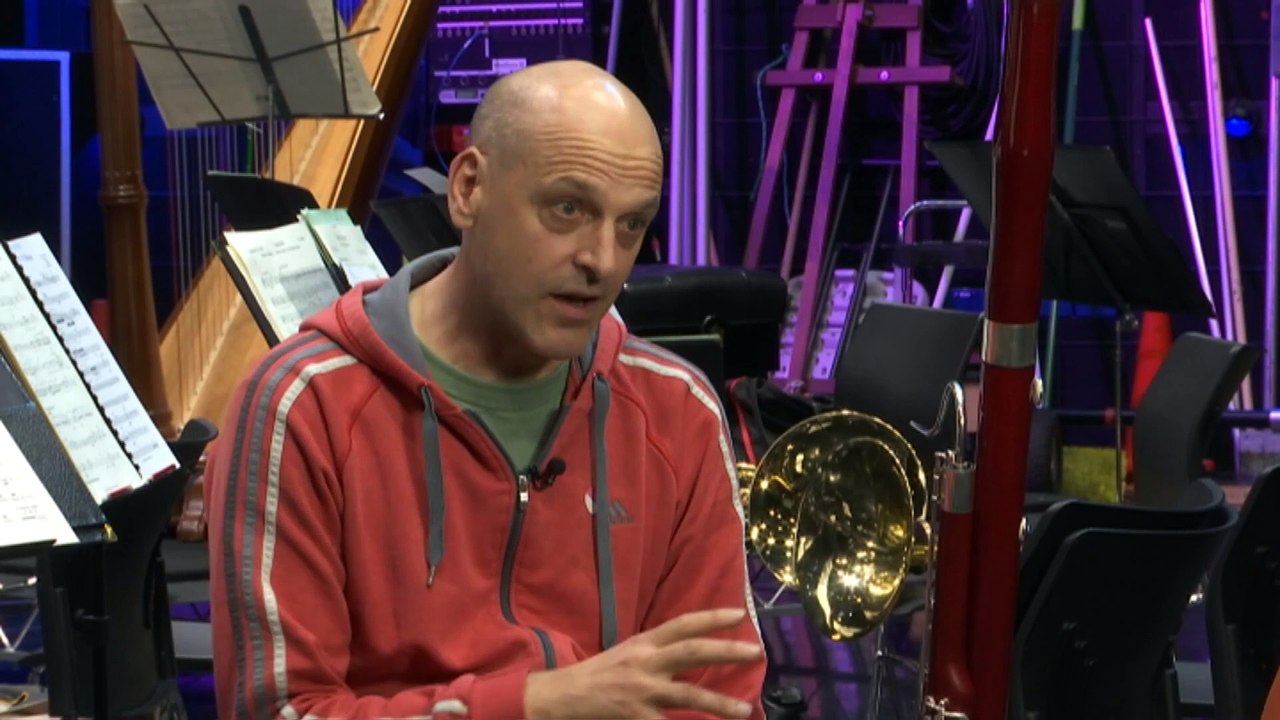 Hospital staff making music to support medical research