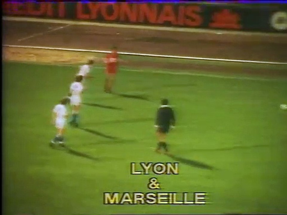 LYON  - MARSEILLE  - 1977 -  SAISON  1977/1978 -